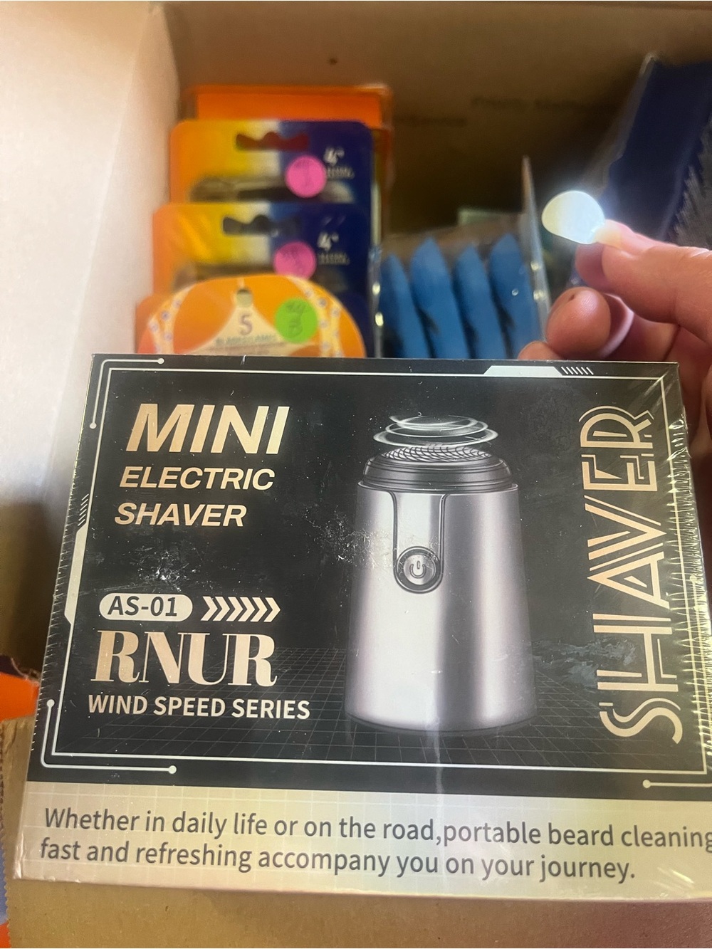 Mini Electric Shaver AS-01 - Silver